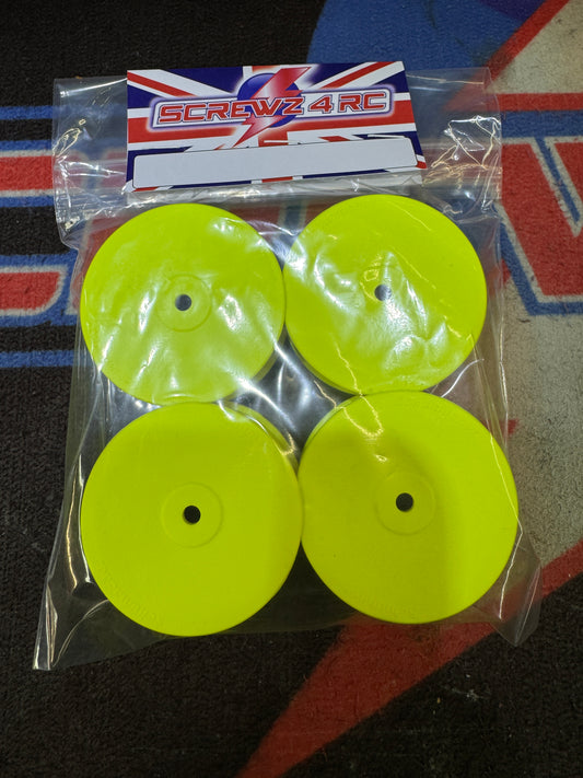 Schumacher 4WD Front Wheels Yellow (2 pairs)