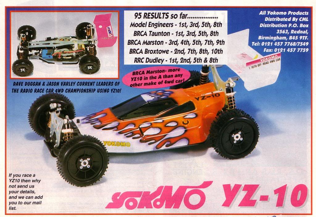 Yokomo YZ10 1994 vintage screw kit