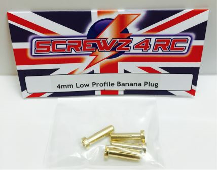 4mm Low Profile Banana Plugs