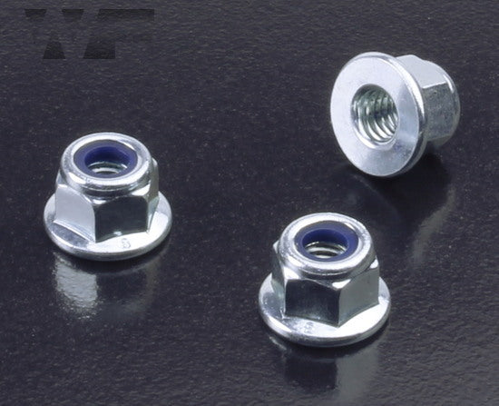 M3 Nyloc Flanged nuts (10)