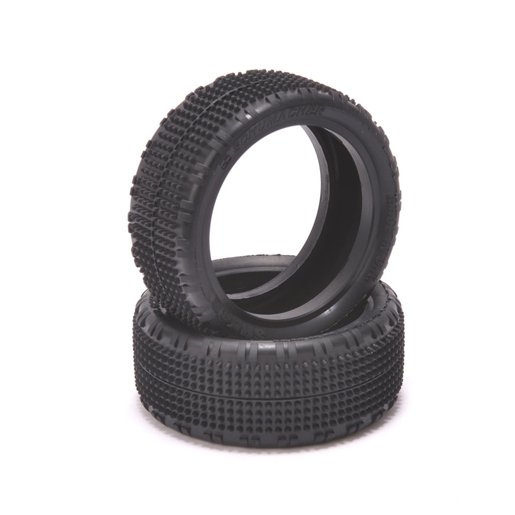 SHARD - 1/10 4WD TYRES - FRONT - YELLOW - PR