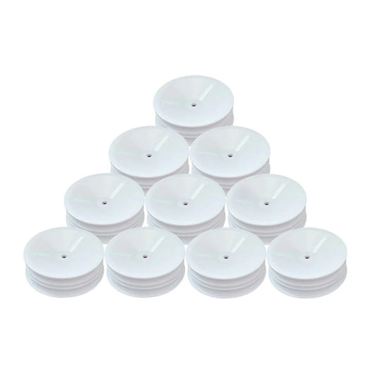ABM40003 Front Wheel for 1/10th Off Road 2wd Slim -White (10 pcs)