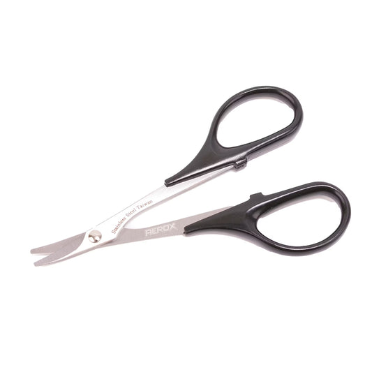 AEROX CURVED BODY SCISSORS - STAINLESS STEEL