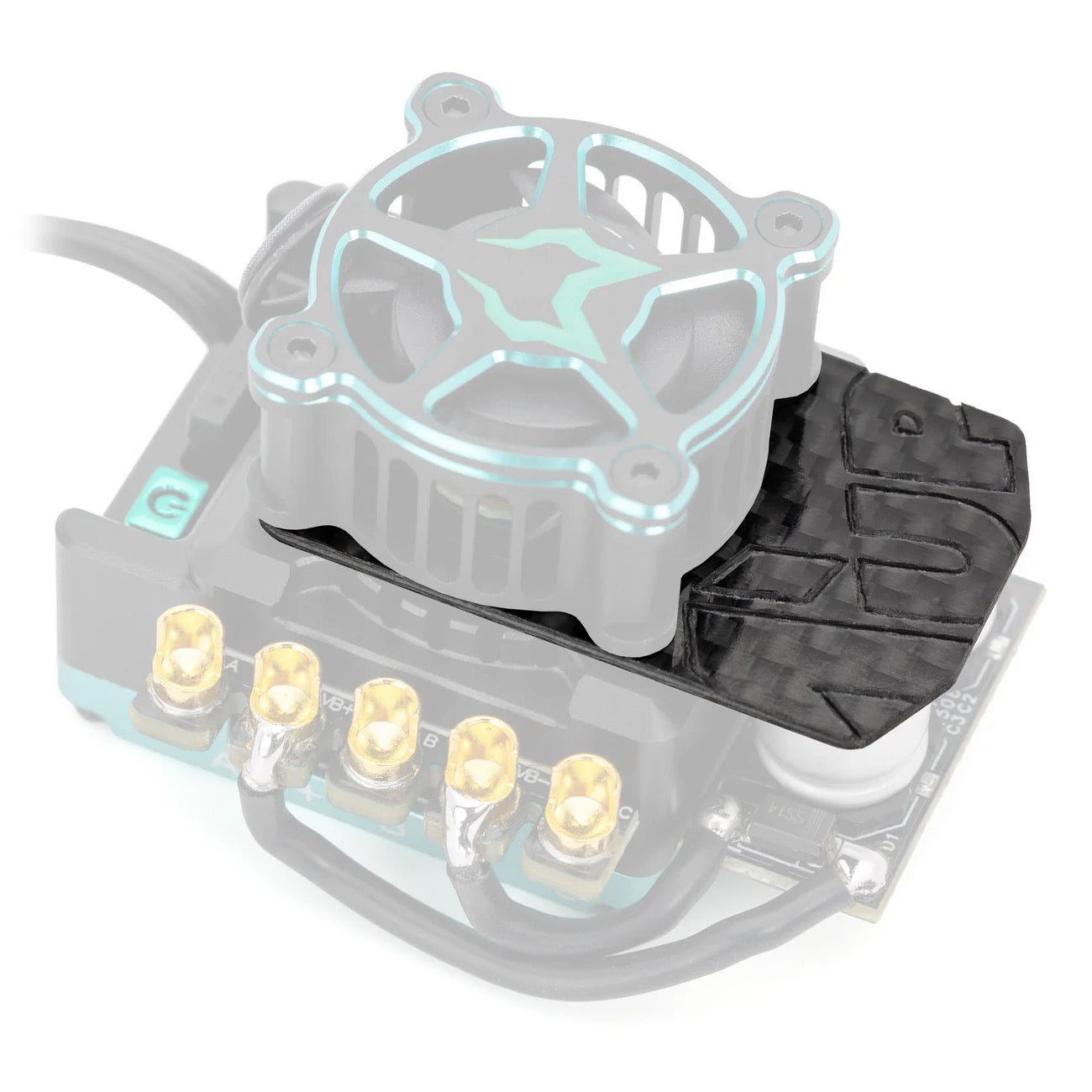 1UP RACING PRO ESC capacitor mount 25mm with fan