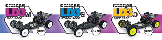 Schumacher Cougar LD3(Mod, Dirt, Spec)